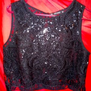 Sparkle lace top